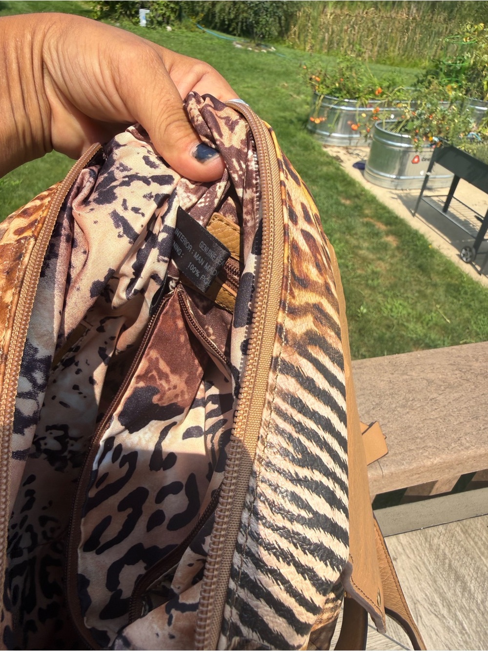 EUC Vintage Original by Sharif 1827 exotic genuine leather Hobo Shoulder Bag - Picture 13 of 13